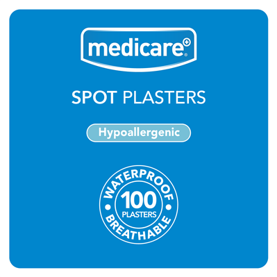 MEDICARE WATERPROOF SPOT PLASTERS 100'S