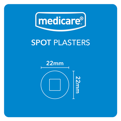 MEDICARE WATERPROOF SPOT PLASTERS 100'S