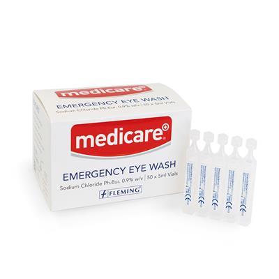 MEDICARE EMERGENCY EYE WASH 5ML (BOX OF 50)