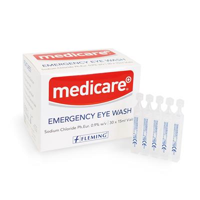 MEDICARE EMERGENCY EYE WASH 15ML (BOX OF 30)