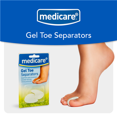 MEDICARE GEL TOE SEPARATOR 2's