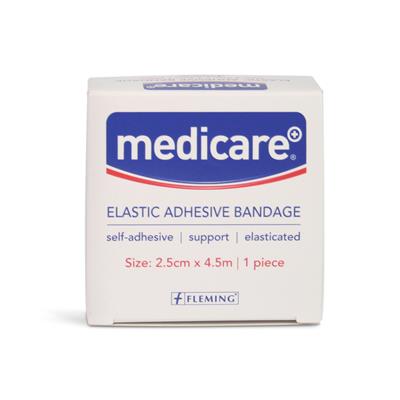 MEDICARE ELASTIC ADHESIVE BANDAGE BP 2.5CM X 4.5M