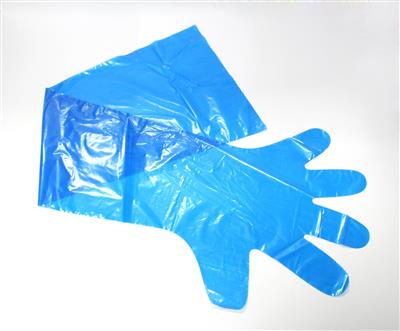 PREMIER POLYTHENE BLUE GAUNTLET N/S FREESIZE (50's)