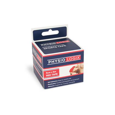 PHYSIOLOGIX SPORTS TAPE 5CM X 5M - RED