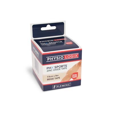 PHYSIOLOGIX ZINC OXIDE TAPE 7.5CM X 10M - BEIGE