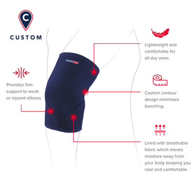 PHYSIOLOGIX CUSTOM FIT ELBOW SUPPORT LARGE