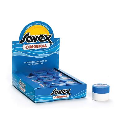 SAVEX LIP BALM JAR 25OZ (PACK OF 12)