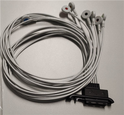 7-wire patient cable push-button 82cm, medilogAR