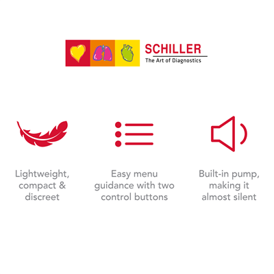 SCHILLER BR-102 PLUS 24HR AMBULATORY BLOOD PRESSURE MONITOR