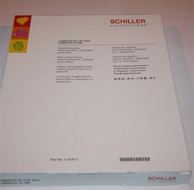 SCHILLER RECORDING PAPER FOR AT-2, AT-2 PLUS & CS-200