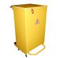 HSE METAL BIN 20LTR YELLOW - SLOW CLOSING