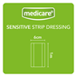 MEDICARE SENSITIVE STRIP 1M X 6CM (DISPLAY OF 10)