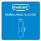 MEDICARE EXTRA LARGE WATERPROOF PLASTERS 30'S (DISPLAY OF 10)