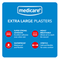 MEDICARE EXTRA LARGE WATERPROOF PLASTERS 30'S (DISPLAY OF 10)