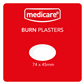 MEDICARE BURN PLASTERS 6'S (DISPLAY OF 16)