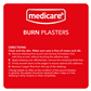 MEDICARE BURN PLASTERS 6'S (DISPLAY OF 16)