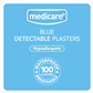 MEDICARE BLUE DETECTABLE PLASTERS 100'S