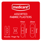 MEDICARE FABRIC ASSORTED PLASTERS 30'S (DISPLAY OF 10)