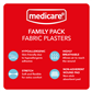 MEDICARE FABRIC PLASTERS FAMILY PACK OF 50'S (DISPLAY OF 6)