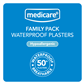 MEDICARE WATERPROOF PLASTERS FAMILY PACK OF 50 (DISPLAY OF 6)