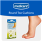 MEDICARE ASSORTED ROUND TOE CUSHIONS 5's